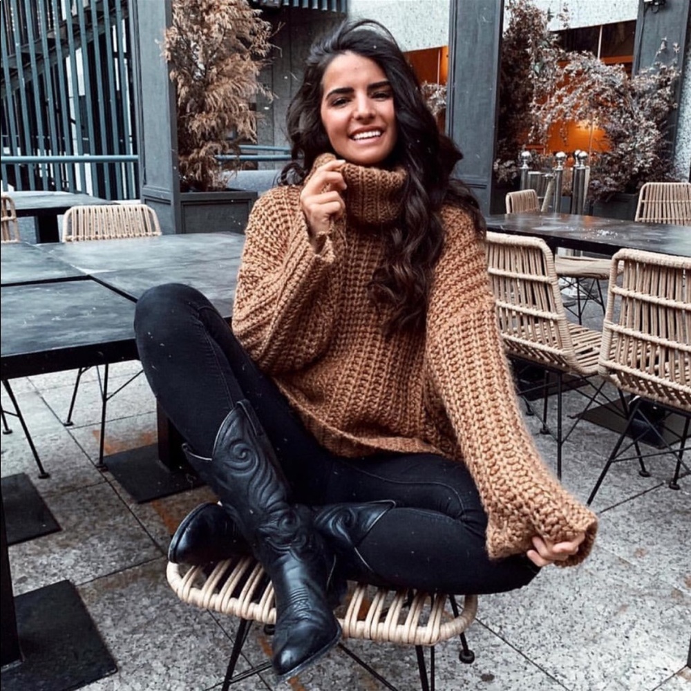 Zara Camel oversized sweater - Picture 11 of 14